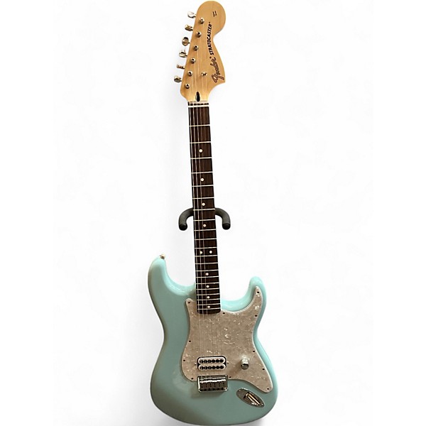 Used 2023 Fender Tom Delonge Signature Stratocaster Daphne Blue Solid Body Electric Guitar