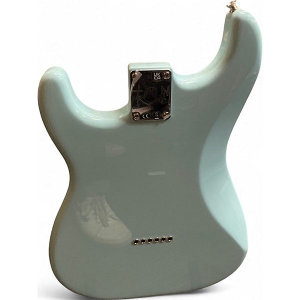 Used 2023 Fender Tom Delonge Signature Stratocaster Daphne Blue Solid Body Electric Guitar