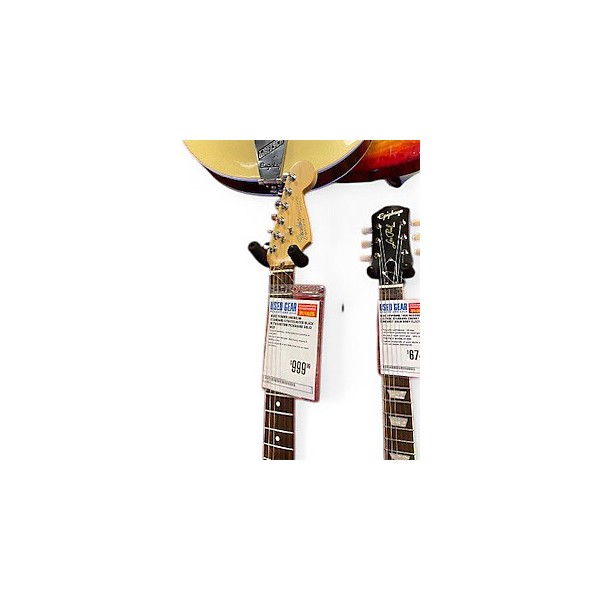 Used Fender American Standard Stratocaster BLACK WITH CUSTOM PICKGUARD Solid Body Electric Guitar