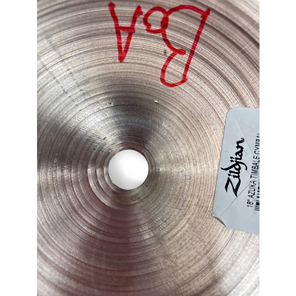 Used Zildjian 18in Azuka Timbale Cymbal Cymbal