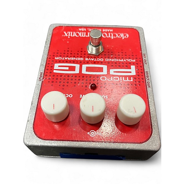 Used Electro-Harmonix Micro Pog Polyphonic Octave Generator Effect Pedal