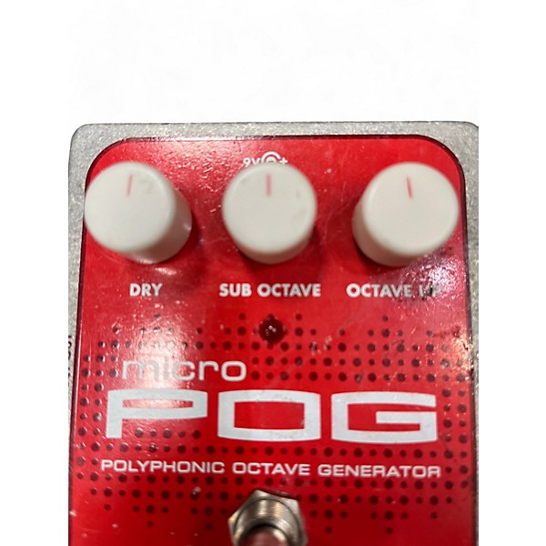 Used Electro-Harmonix Micro Pog Polyphonic Octave Generator Effect Pedal