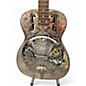 Vintage 1970 Dobro OM-30 Silver Acoustic Electric Guitar