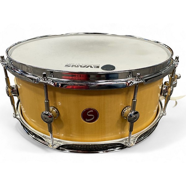 Used Sugar Percussion 14in 14X6 ALASKAN CEDAR Natural Drum