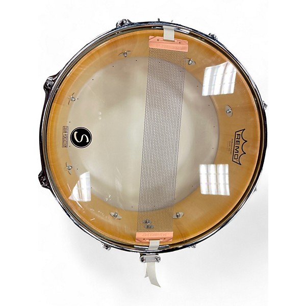 Used Sugar Percussion 14in 14X6 ALASKAN CEDAR Natural Drum