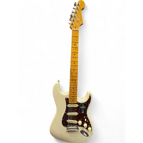 Used Fender American Professional II Stratocaster Olympic White Solid Body Electric Guitar