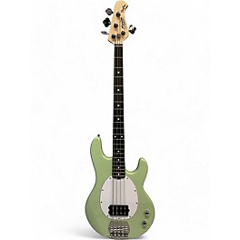 Used Sterling by Music Man STING RAY II Mint Green Electric Bass Guitar