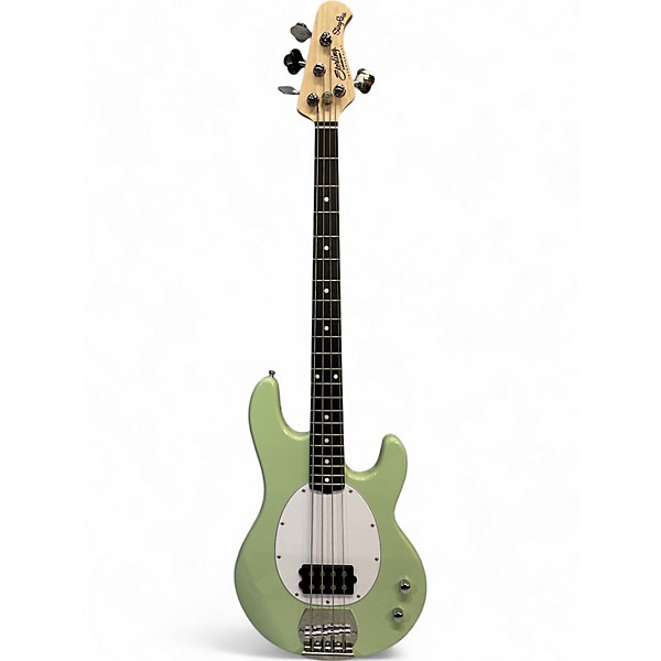 Used Sterling by Music Man STING RAY II Mint Green Electric Bass Guitar