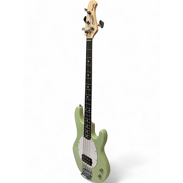 Used Sterling by Music Man STING RAY II Mint Green Electric Bass Guitar