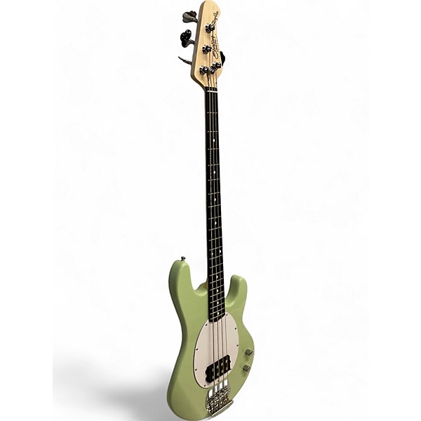 Used Sterling by Music Man STING RAY II Mint Green Electric Bass Guitar