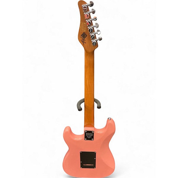 Used Schecter Guitar Research NICK JOHNSTON Traditional HSS Atomic Coral Solid Body Electric Guitar