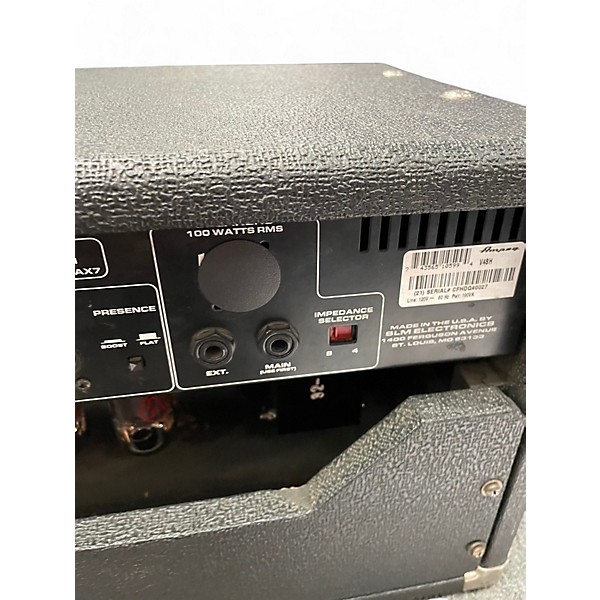 Used Ampeg V4BH 100W Tube Bass Amp Head