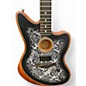 Used Fender ACOUSTASONIC JAZZMASTER LIMITED EDITION BLACK PAISLEY Hollow Body Electric Guitar