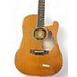 Used Zager ZAD-80CE Natural Acoustic Electric Guitar