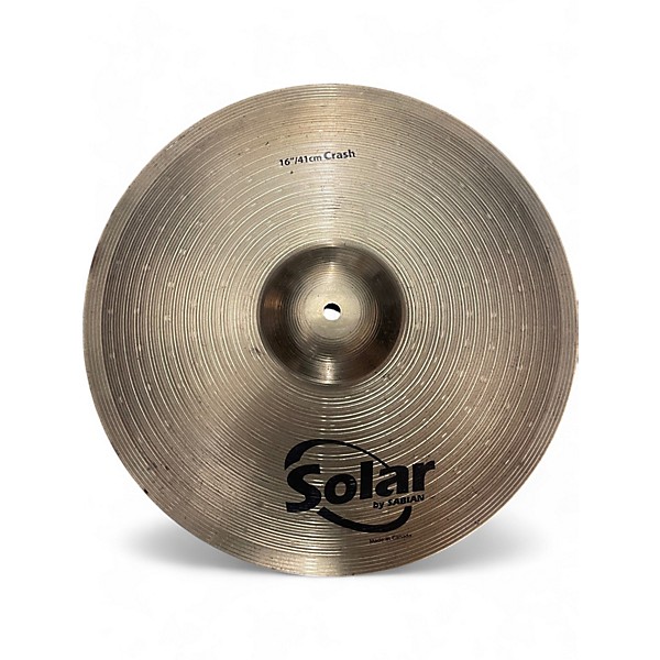 Used Solar by Sabian 16in CRASH Cymbal