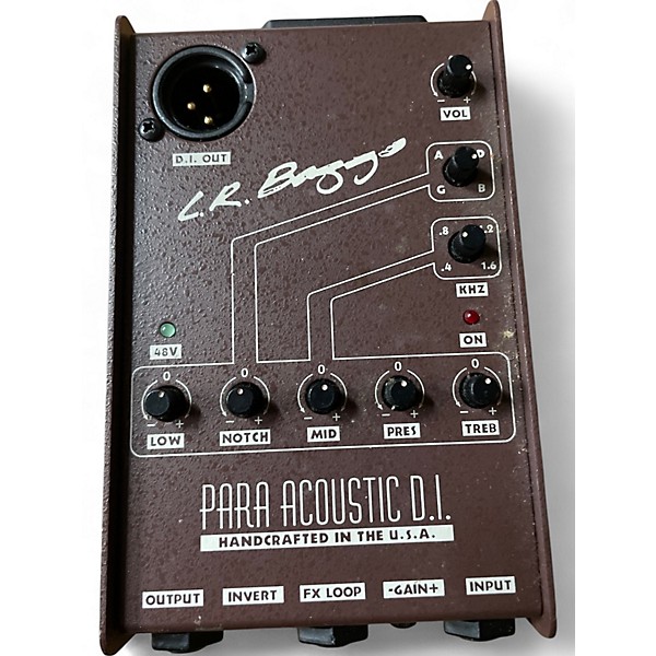 Used LR Baggs Para Acoustic DI Direct Box Pre With EQ Direct Box