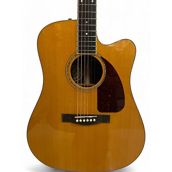 Used Fender TPDCE-1 Trad Pro Dreadnought Natural Acoustic Electric Guitar