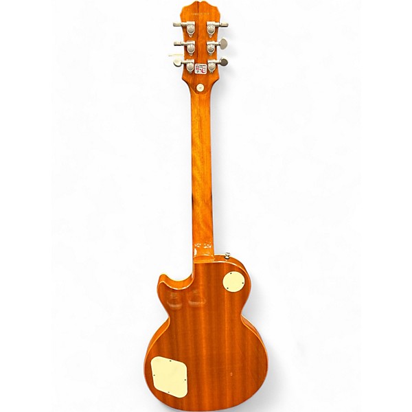 Used 2014 Epiphone LES PAUL STANDARD GREENY  Honey Blonde Solid Body Electric Guitar