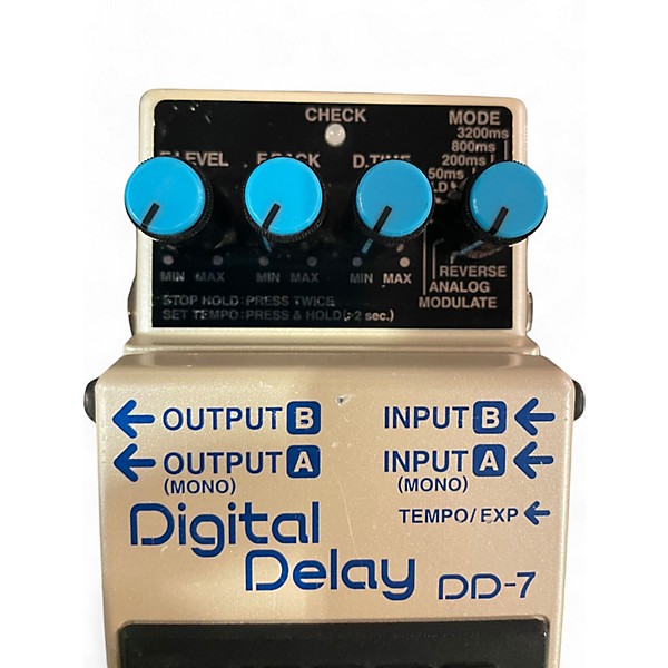 Used BOSS DD7 Digital Delay Effect Pedal