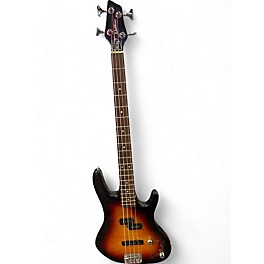 Used Washburn xb102 3 Color Sunburst Electric Bass Guitar