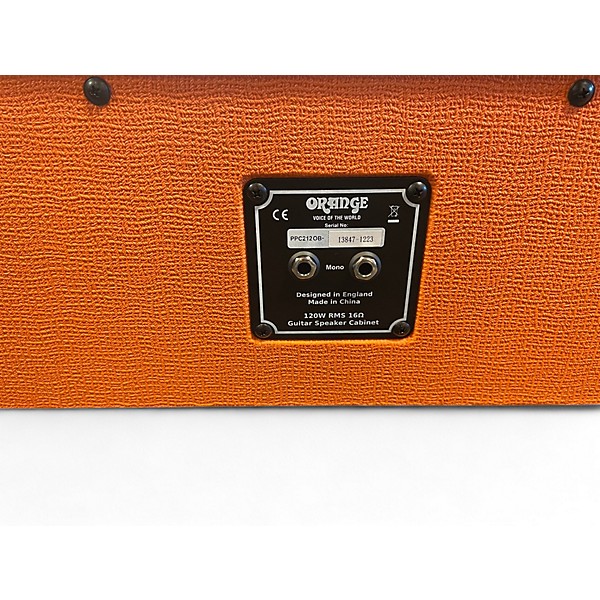 Used Orange Amplifiers PPC212OB 2x12 Open Back Guitar Cabinet