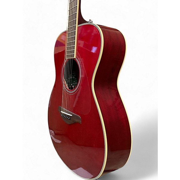 Used Yamaha FS-TA Transacoustic Ruby Acoustic Electric Guitar