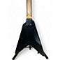 Used 2017 Schecter Guitar Research Diamond Series Monster Energy Flying V Satin Black Solid Body Electric Guitar