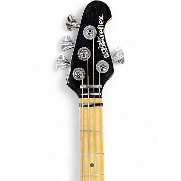 Used Ernie Ball Music Man Reflex Bass IV Black Electric Bass Guitar