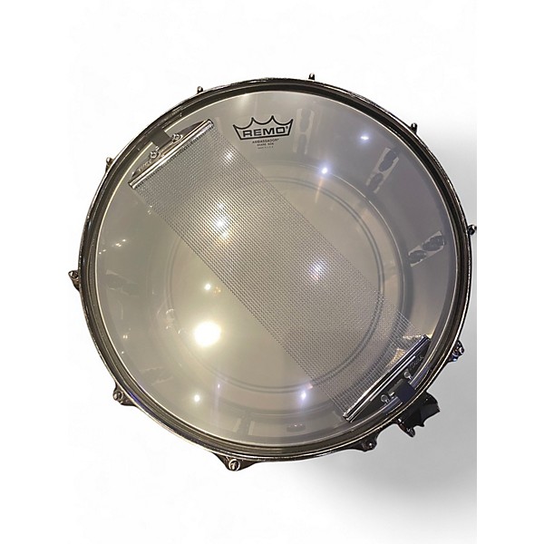 Used TAMA 6.5X14 S.L.P. Black Brass Black Drum