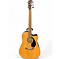 Used Fender CD60CE Dreadnought Natural Acoustic Electric Guitar thumbnail