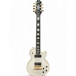 Used Epiphone Matt Heafy Les Paul Custom 7 Alpine White Solid Body Electric Guitar