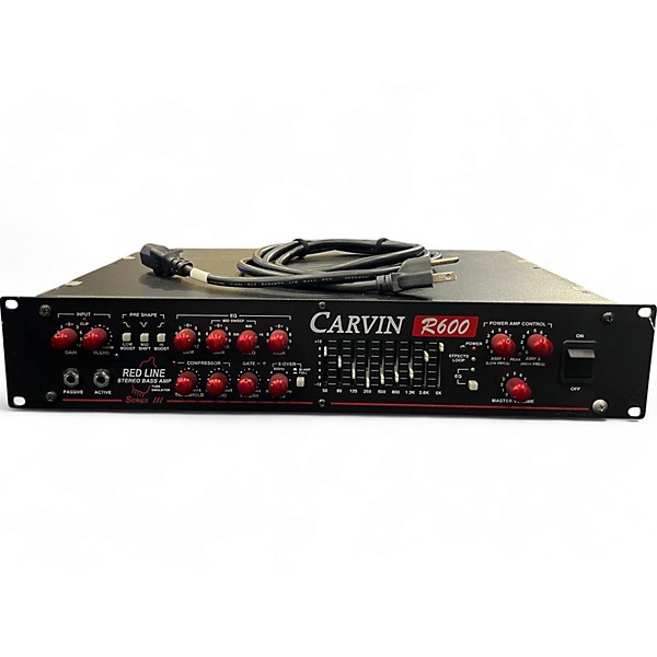 Used Carvin R600 Bass Amp Head