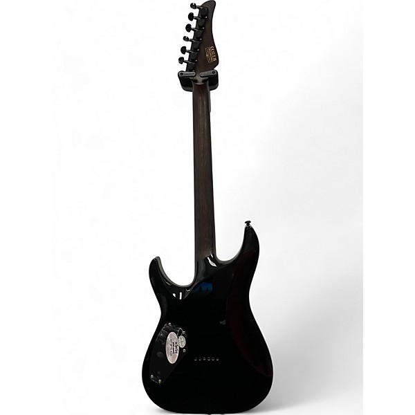 Used Schecter Guitar Research reaper-6 custom Black Solid Body Electric Guitar