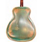 Used Recording King RM997 SWAMP DOG DISTRESSED VINTAGE GREEN Resonator Guitar