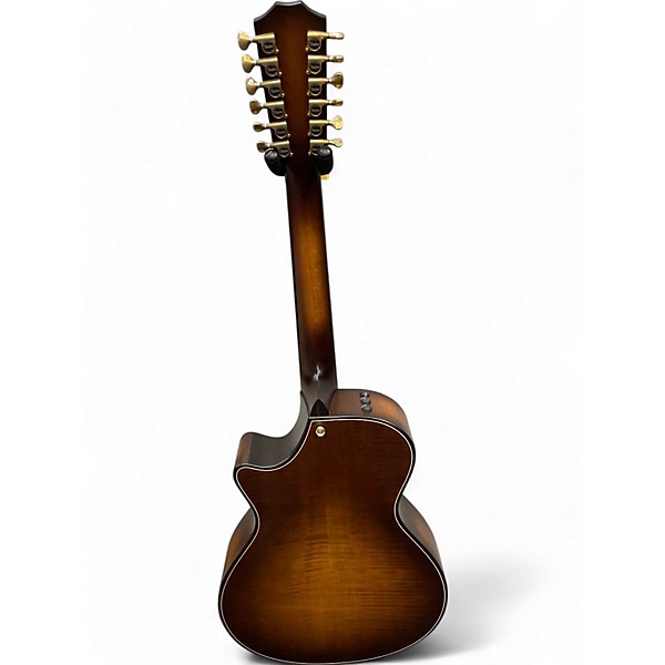Used Taylor 652CE Honey Burst Acoustic Electric Guitar