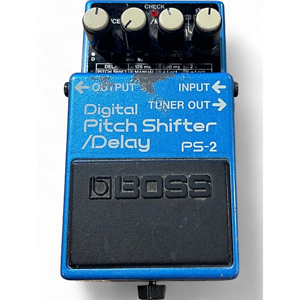 Used 1980s BOSS PS2 Digital Pitch Shifter Effect Pedal