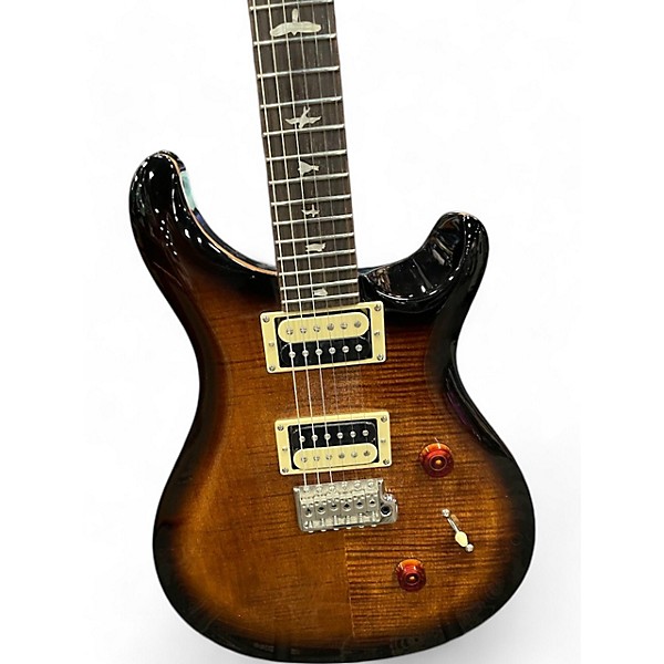 Used PRS SE Custom 24 2 Tone Sunburst Solid Body Electric Guitar
