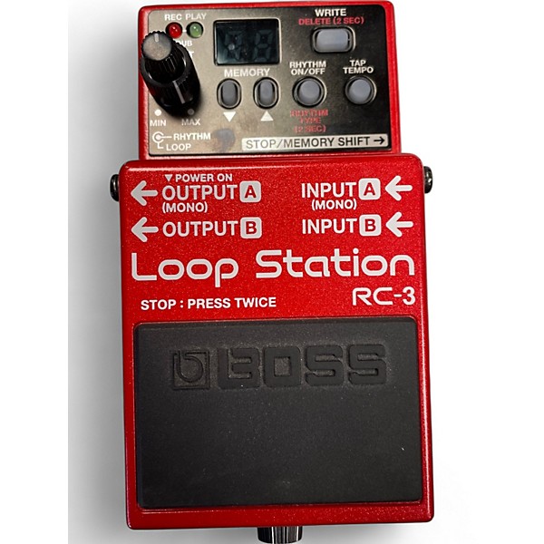 Used BOSS RC3 Loop Station Pedal