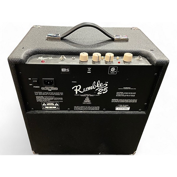 Used Fender Rumble 25 25W 1x8 Bass Combo Amp