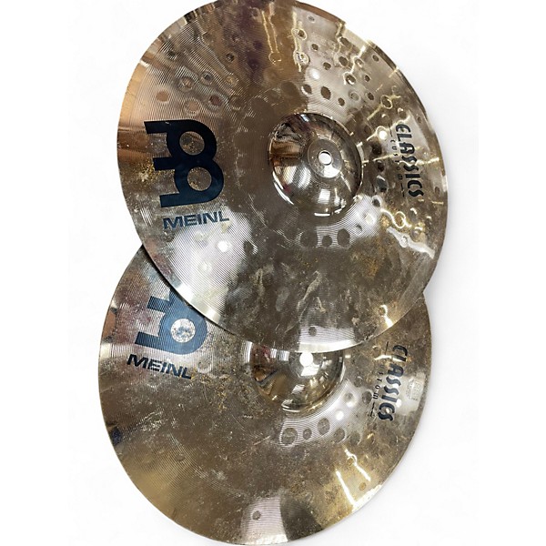 Used MEINL 14in Classics Custom Hi Hat Pair Cymbal