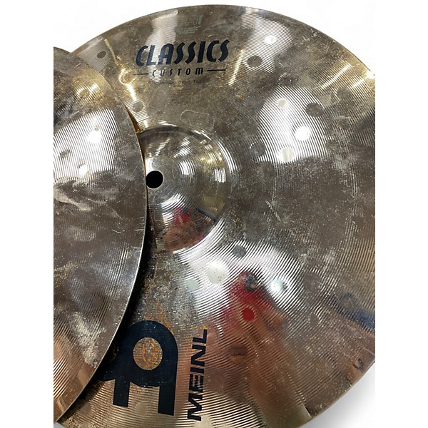 Used MEINL 14in Classics Custom Hi Hat Pair Cymbal