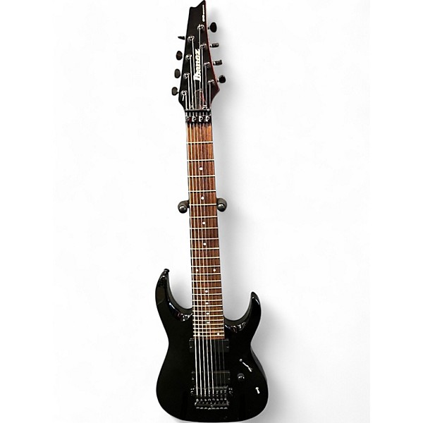 Used Ibanez RGA8BK RGA Series 8 String Black Solid Body Electric Guitar