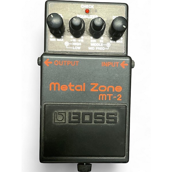 Used BOSS MT2 Metal Zone Distortion Effect Pedal