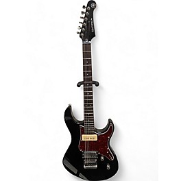 Used Yamaha PAC611VFM Black Solid Body Electric Guitar