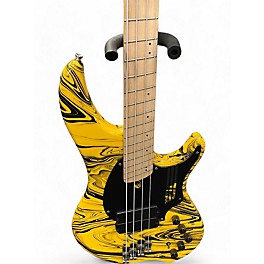 Used Dingwall NG2 NOLLY LIMITED YELLOW SWIRL Electric Bass Guitar