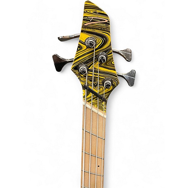 Used Dingwall NG2 NOLLY LIMITED YELLOW SWIRL Electric Bass Guitar