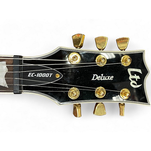 Used ESP EC1000 Evertune Black Solid Body Electric Guitar