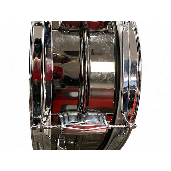 Used Ludwig 14X5 Black Beauty Snare Chrome Drum