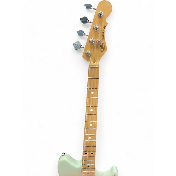 Used G&L Fallout bass Seafoam Green Electric Bass Guitar