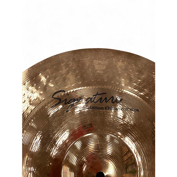 Used SABIAN 17in SIGNATURE DEVASTATION CHINES Cymbal